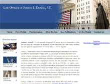 Tablet Screenshot of joshuadratel.com